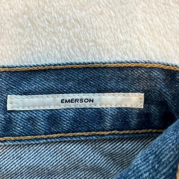Citizens of Humanity Women’s Emerson Button Fly Cropped Distressed Jeans Size 28 - Picture 5 of 10